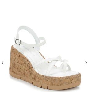 Madden girl white platform sandals